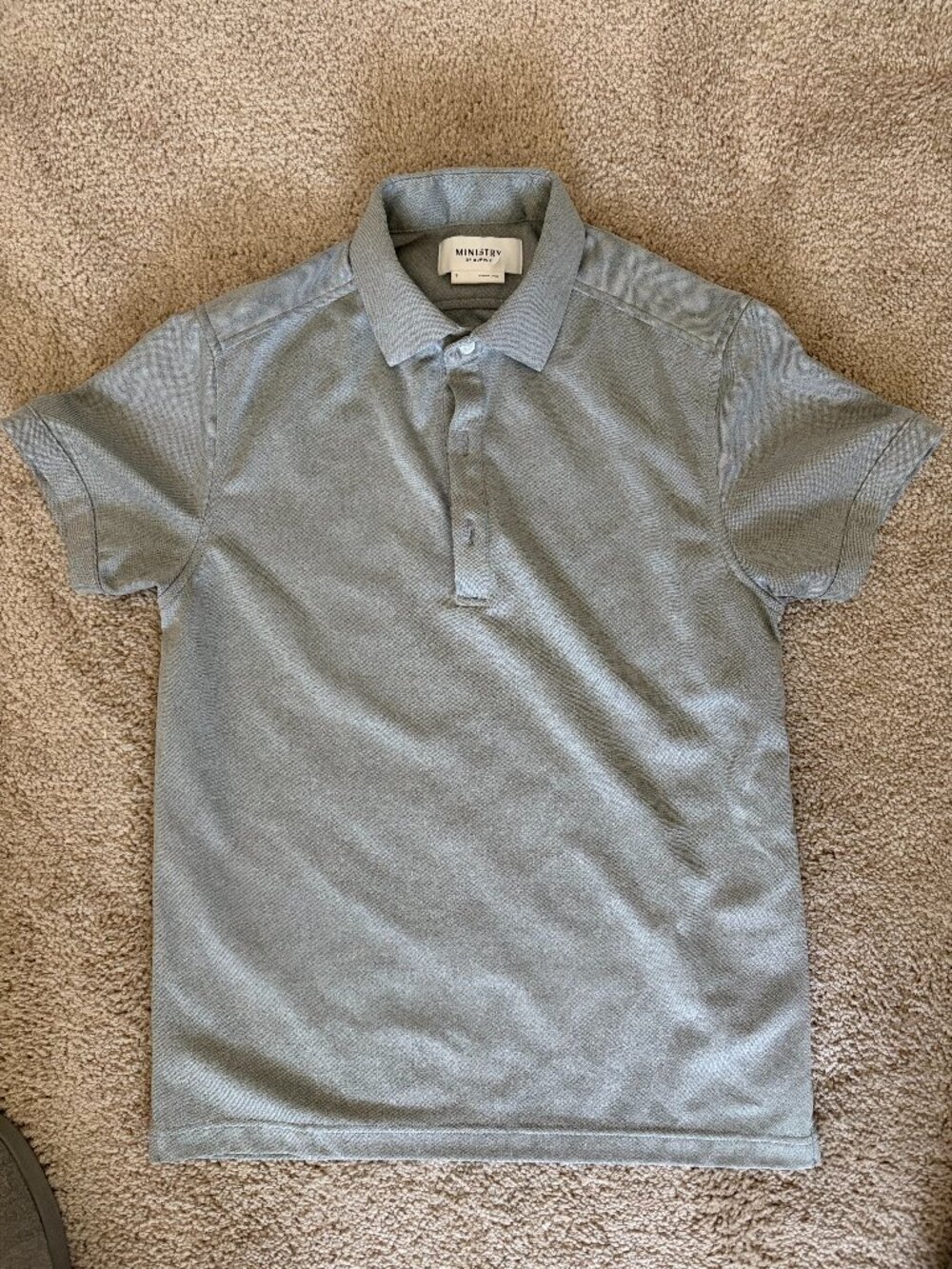 Ministry of Supply - Apollo Polo - Grey Heather